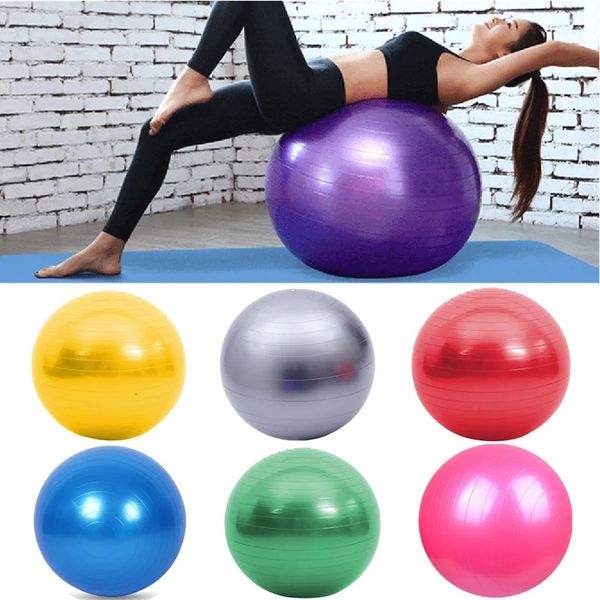 Yoga Ball Fitness Balls Sports Pilates Birant Exercice de fitball Entraînement Massage Ball Ball Gym 45cm 240408