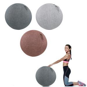 Pelotas de Yoga de 55cm, cubierta antipolvo para pelota de Yoga, cubierta protectora antideslizante para pelota de Yoga, cubierta protectora para gimnasio, entrenamiento, accesorios de Fitness 230625