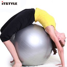 Yoga Ballen ITSTYLE Sport Yoga Ballen Bola Pilates Fitness Gym Fitball Oefening Pilates Workout Massage Evenwichtsbal 45cm 55cm 65cm 75cm 230605