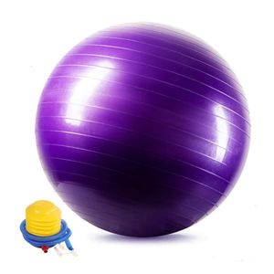 Pelotas de yoga Pelota de embarazo Ejercicio de yoga Silla de pelota de nacimiento para entrenamiento de fuerza central Fitness Pelota de trabajo gruesa con bomba rápida 230605