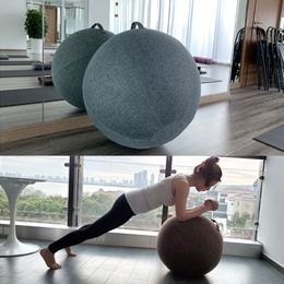 Yoga Ballen Premium Yoga Bal Beschermhoes Gym Workout Balansbal Cover en Onderring voor Yoga Gym Oefening Fitness Accessoires 230925
