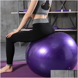 Yogaballen Pvc Fitnessbal Verdikt Explosieveilige Oefening Home Gym Pilates Apparatuur Nce 45Cm 55Cm 65Cm 75Cm 231128 Drop Delive Dhgqo