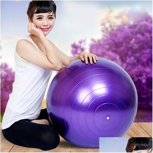 Balles de yoga en gros - Exercice de gym de gym de fitness balle aérobie abdominal 65 cm MD486 Drop livraison sports d'extérieur fournit dhjud