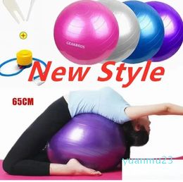 Yogaballen Yogaballen Sport Fitness Bola Pilates Gym Sport Fitball Met Pomp Oefening Workout Mas Ball Nieuw Drop Delivery Dhoeq