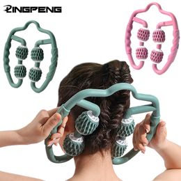 Yoga Ballen Yoga Fitness Been Pilates Ring Clip Kuit Multifunctionele Massager Oefening Drijfvermogen Spierweefsel Kachelpijp Massage Roller 230617