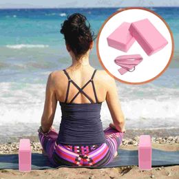 Kit de bandes de Tension pour bloc de Yoga, ensemble de bandes d'exercices de Fitness, accessoire d'entraînement de résistance Eva pour femmes, 240226