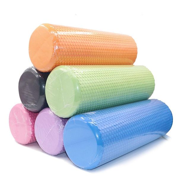 Yoga Blocks 30/45/60 cm EVA Yoga rouleau de mousse formation Colume Rollor Fitness Massage des tissus profonds exercice Pilates musculation dos masseur 230925