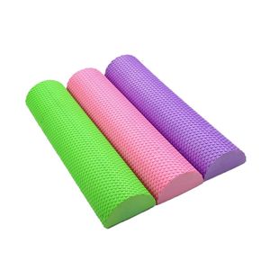 Bloques de yoga 30-45 cm Rodillo de espuma Eva semicircular para yoga Pilates Equipo de ejercicios Almohadilla de equilibrio Bloques de yoga con punto flotante de masaje 230617