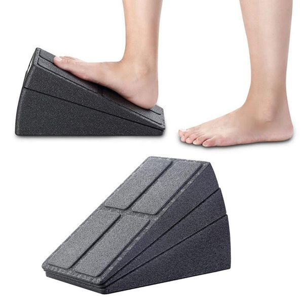 Blocs de yoga 3 pièces réglable coin extensible planche inclinée mollet pied civière douleur douleur gonflement soulagement bloc d'inclinaison pour l'exercice Fitn Dhuvy