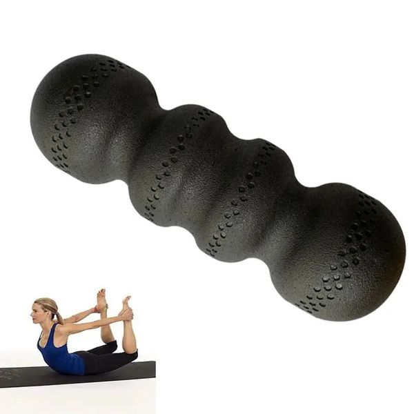 Yoga Blocks 45CM Yoga bloc de mousse rouleau rouleau de Massage aux arachides bloc de Pilates rouleau flottant haute densité Gym Fitness exercices du corps rouleau 231208