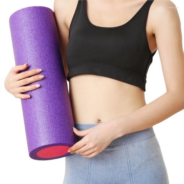 Bloques de yoga 45x15cm PE columna Fitness rodillo para relajación muscular masaje palo espuma sólida