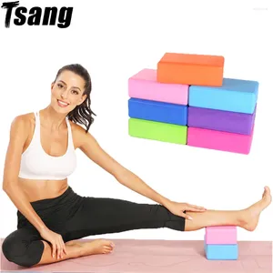 Yogablokken Eva Block Foam Sport Fitness Gym Pilates Danstraining Lichaamsvorming Stretching Aid Balance Kleurrijke accessoires