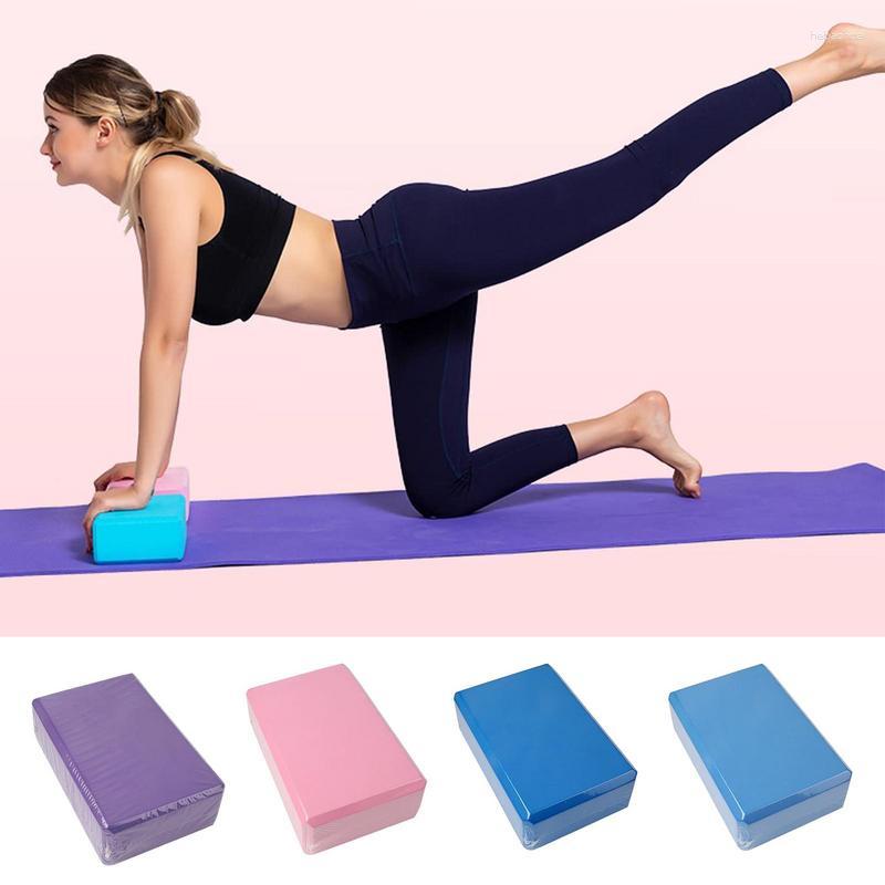 Yoga blockerar eva skumstödande tillbehör för kvinnor allmän fitness pilates som sträcker toning