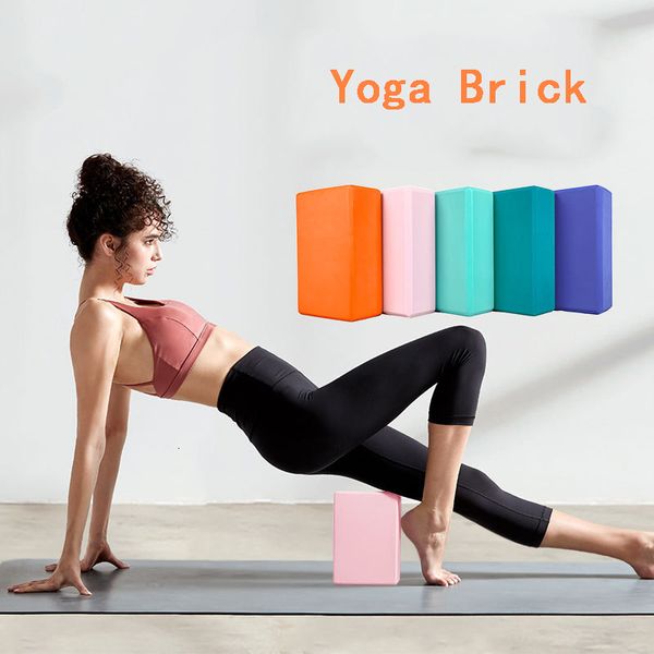 Yoga Blocks EVA Gym Blocks Foam Brick Training Exercise Fitness Set Tool Yoga Bolster Oreiller Coussin Stretching Body Shaping yoga blocks 230605