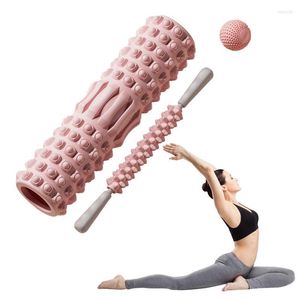 Blocs de Yoga outil de Fitness rouleau musculaire relaxant barre Portable pour jambe mollet dos athlètes bâton de Massage Gym maison