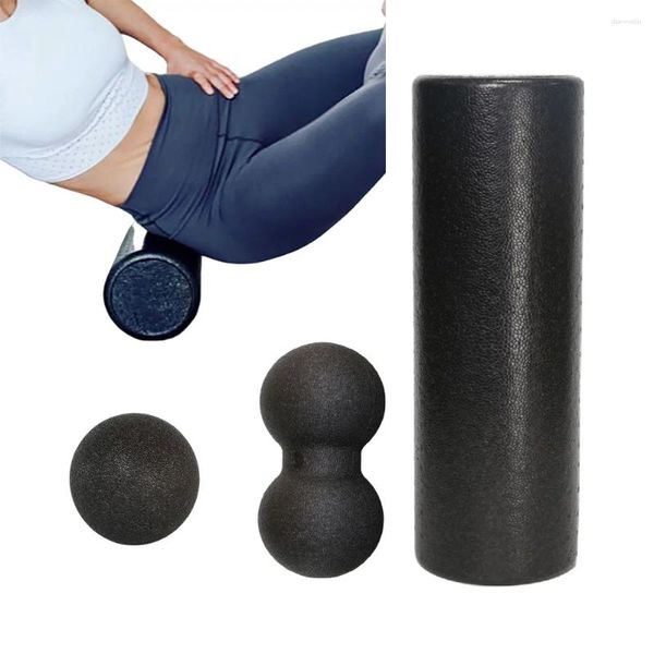 Blocs de Yoga bloc de mousse rouleau ensemble de boules d'arachide thérapie de Massage exercice de relaxation femmes équipement de Fitness