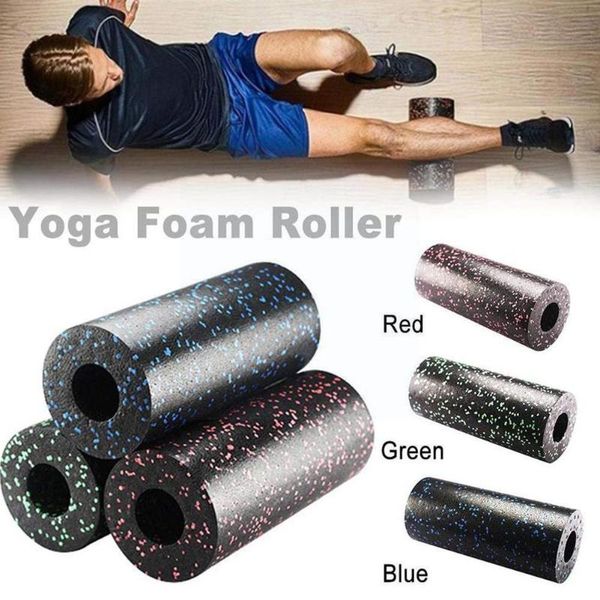 Bloques de yoga rodillo de espuma fascia rollo hueco hollow columna masaje masaje ejercicio eje palo fitness suministros de relajación