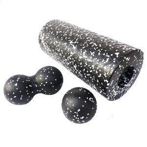 Yogablokken Holle Roller Massage Pindabal Set EPP Fitness Schuimkolom Voor Rugpijn Benen Heup Deep Tissue Stretching Spier Relax 231109