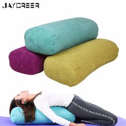 Blocs de yoga Jaycreer Boîtiquement rectangulaire couvercle lavable coton biologique coussin coussin 67x27x17cm 230712