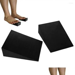 Blocs de yoga Planche inclinée antidérapante légère et portable pour l'étirement des mollets, extension des jambes, cale extensible, livraison de chute inférieure, sport Oti5K