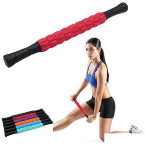 Blocs de yoga Muscle Roller Stick Body Mas R pour soulager les douleurs et les bâtons de Cram 230310 Drop Delivery Sports Outdoor Fitness Suppli Dhzas