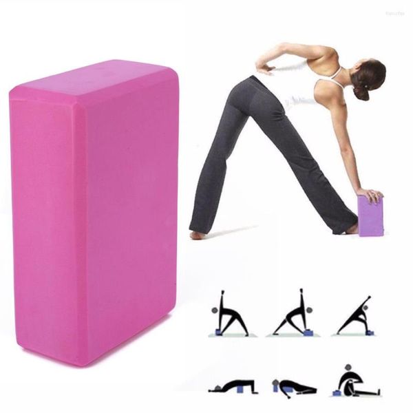 Bloques de Yoga, bloque antideslizante, Pilates, espuma de ladrillo EVA, estiramiento, ejercicio físico, gimnasio, herramienta deportiva, equipo de entrenamiento de salud