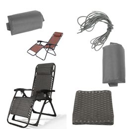 Blocs de Yoga Kit de remplacement de chaise zéro gravité losange chaise longue tissu repose-tête coussin et lacets 230925