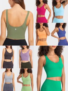 Lu-align lu top Lo * go yoga canada femmes sexy sport align réservoir yoga gilet gym fitness débardeur yoga course jogging gilet tops yogaworld