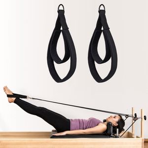 Yoga Cirkels 1 Paar Pilates Reformer Dubbele Lus Bandjes Handvat D-Ring Pilates Dubbele Lus Bandjes Home Gym Fitness Yoga Accessoires 230925