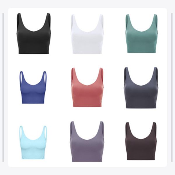 yoga vêtements ensemble Designer femmes Noir Yoga Soutien-Gorge Débardeurs Femmes Soutien-Gorge De Sport Forme Bustier Top Sous-Vêtements Respirants Yoga Gym Soutien-Gorge Plus La Taille