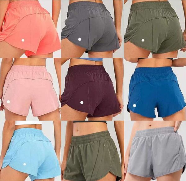 Vêtements de yoga LU Shape Yoga Multi-color Loose Respirant séchage rapide sport shorts chauds Sous-vêtements pour femmes jupe de poche tendance 13 couleurs