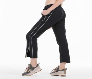 Yoga Dance Pants Wide Leg Palazzo Split Fitness Capris Loose Casual Soft Women Sports Pantys Outdoor Jogging Pant6751129