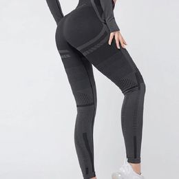 Yoga fitness pantalon course sport taille haute hiplifting séchage rapide collants pantalons de mujer leggings 240102