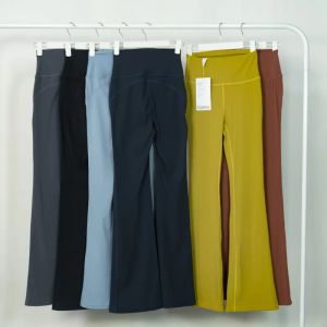 Pantalon évasé de Yoga pour femmes, taille haute, Slim, ventre, bas de cloche, mode, pantalon moulant, été