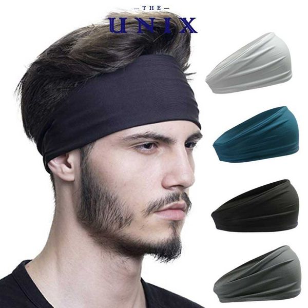 Bands de coiffure de yoga 1 / 2pcs bandeaux pour femmes hommes bandeau de bande de sport ruside sweat pour tennis para gym l221027