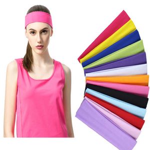 Bandes de cheveux de Yoga nouveau bandeau de Sport de gymnastique absorbant la sueur en cours d'exécution bandeau de Fitness Yoga Football isure bandeau Simple L221027