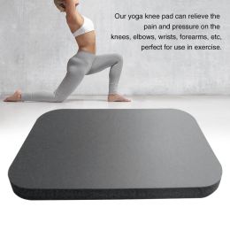 Yoga Knee Padons accessoires Pilates Soutien Coussins en mousse Extra Padding Rectangle Floor Exercice Home Gym anti-glissement coude