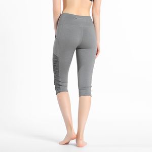 Lega yoga femmes sexy maigres pantalons de sport à séchage rapide