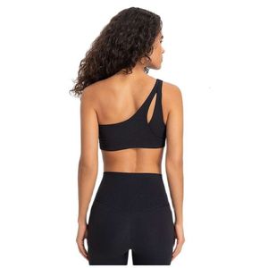 Yoga Lu Sport Bra Align Woman Woman Single Sports Sports sous-vêtements pour le style épaule Fitness Fitness Fitness Running Vest Sexy Suspender Jogger Gry Sports Girls Lemon Lu08