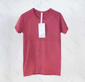 Yoga Lulus Camisetas deportivas para mujer Use Swiftlys Tech 1.0 2.0 Camisetas de manga corta para mujer Wicking Knit High Elastic Nueva gama alta 68ess