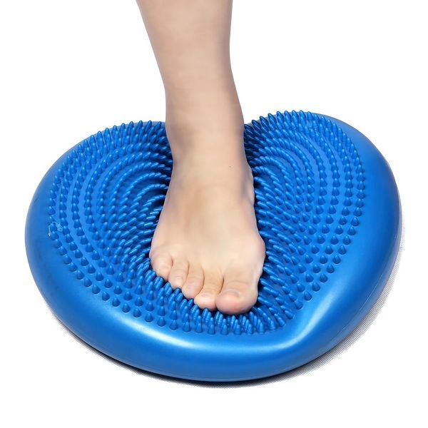 Yoga Massage avec épines entraînement ballon gonflable Durable sport gymnase Fitness Wobble stabilité équilibre coussin gonfleur 240113