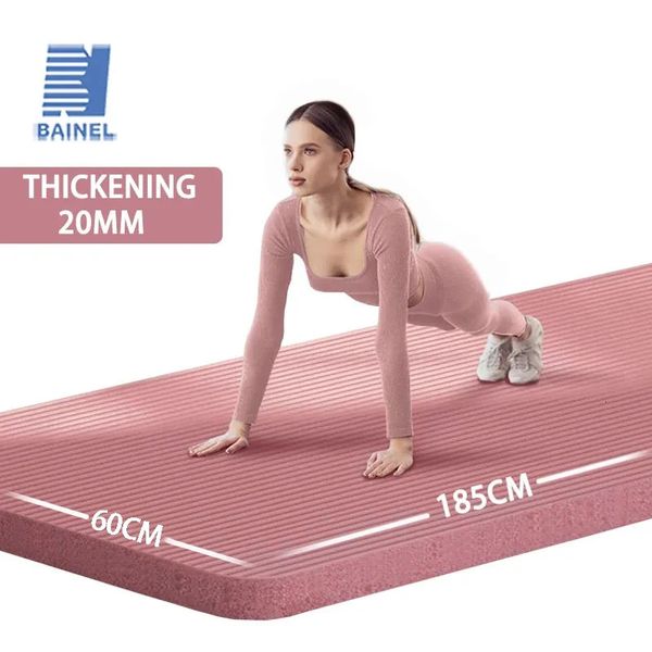 Mat de yoga tapis de fitness sportif anti-skid