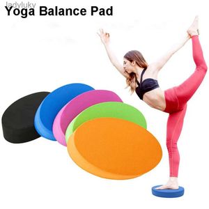 Esteras de yoga 1 PC TPE Almohadilla de equilibrio Ladrillos de equilibrio Gimnasio Estera de ejercicio físico Cojín de yoga Tablero de espuma Gimnasio Accesorios de ejercicio ovalados L240118