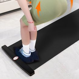 Tapis de yoga 140180200cm Tapis d'entraînement d'équilibre Planche d'entraînement de fitness coulissante intérieure professionnelle pour le hockey sur glace Patinage à roulettes Exercice de jambe 230606