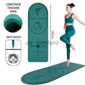 Tapis de yoga 180cm Tapis de corde à sauter TPE Coussin d'exercice Tapis muet Tapis de gymnastique anti-bruit Tapis de sol antidérapant Tapis de fitness J230506