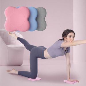 Esterillas de Yoga 2 uds rodillera antideslizante soporte Pilates rodillas deportes equilibrio cojín para proteger el codo del tobillo 230814