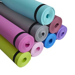 Yoga-matten 3 mm-6 mm dikke Eva Anti-slip Sport Fitness-deken voor oefening en Pilates Gymnastics Equipment 221205