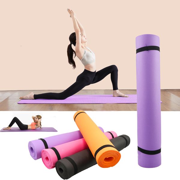 Esterillas de Yoga de 61CM para mujeres y hombres, manta antideslizante de EVA, elasticidad para perder peso, alfombra deportiva para gimnasia, 173 X Fitness Pad 230606