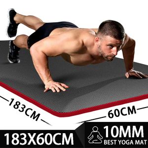 Tapis de yoga Tapis de fitness exercice à la maison Pilates méditation gymnastique antidérapant équipement épais musculation sport divertissement 230907