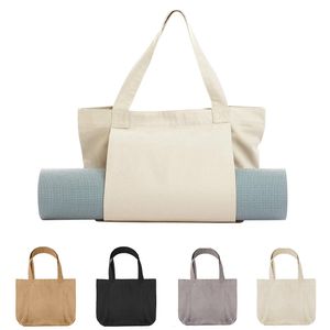 Tapis de yoga Oxford Mat Carry Bag Multifonctionnel Yoga Pilates Mat Case Bag Grande Capacité Lavable Léger Pliable pour Tourisme Fitness 230605